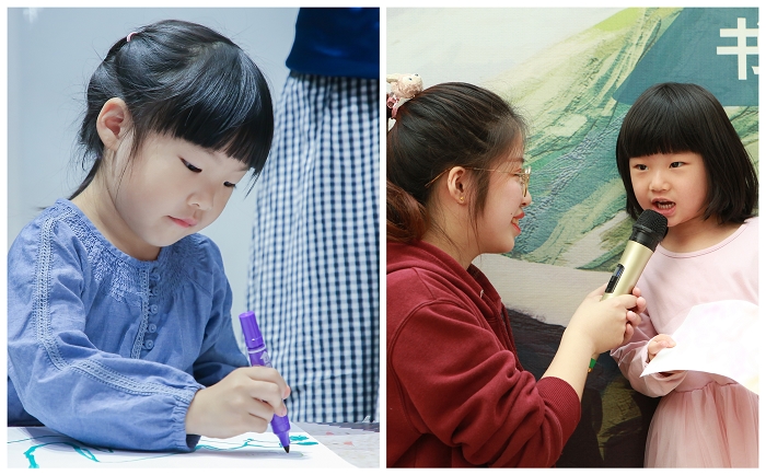 图3-小朋友们还可通过绘画和朗诵，助力山区小伙伴的读书梦.jpg